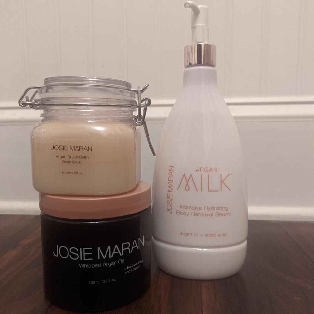 Josie Maran Argan Milk and Whipped Oil Set